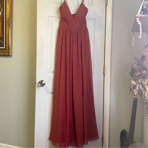 Never Worn! Azazie Aaida Terracotta Bridesmaid Dress